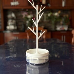White Jewelry Tree Organizer